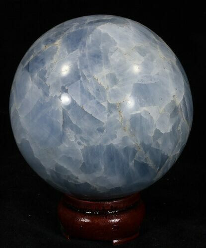 Polished Blue Calcite Sphere #32126